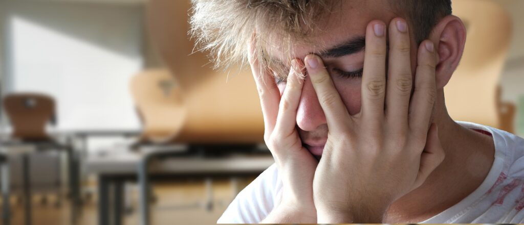 Étudiant en situation d'urgence psychique.